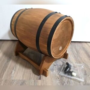 Studio Mercantile Wood Whiskey Barrel Dispenser New In Box